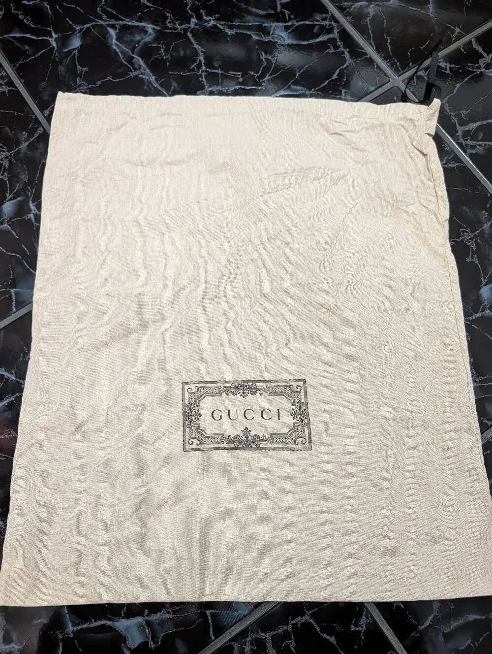 Gucci big dust bag